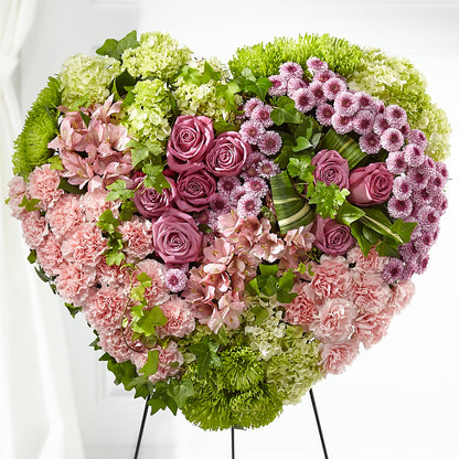Heartwarming Standing Heart – BO'S ACCENT FLOWERS, Middlesboro KY