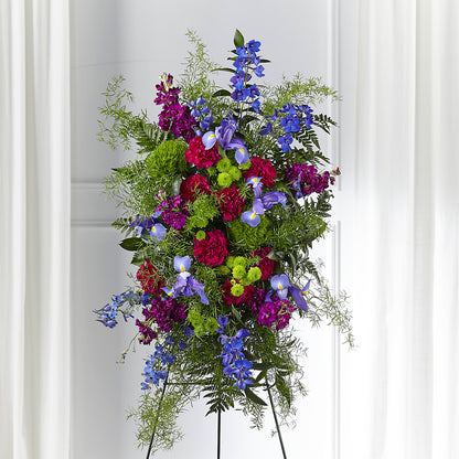 Heavenly Skies Standing Spray – BO'S ACCENT FLOWERS, Middlesboro KY
