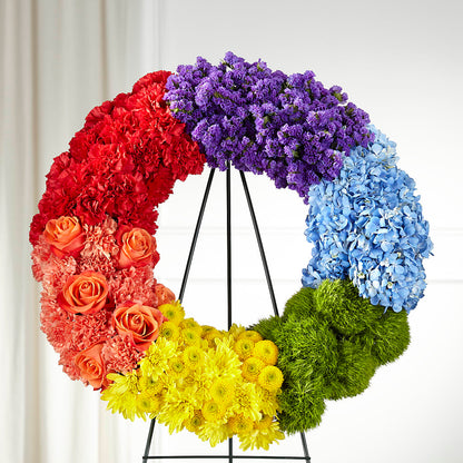 Circle of Love Wreath – BO'S ACCENT FLOWERS, Middlesboro KY