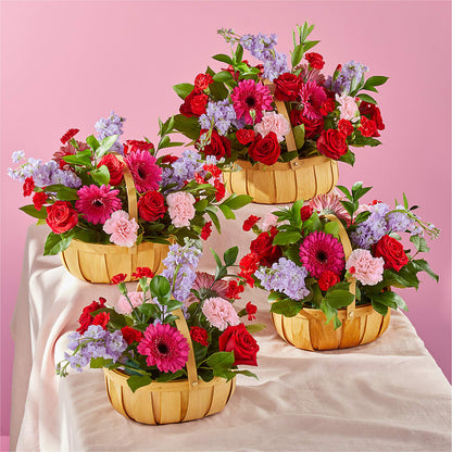 Pink Picnic Basket – BO'S ACCENT FLOWERS, Middlesboro KY