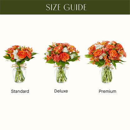Apricot Glow Bouquet – BO'S ACCENT FLOWERS, Middlesboro KY