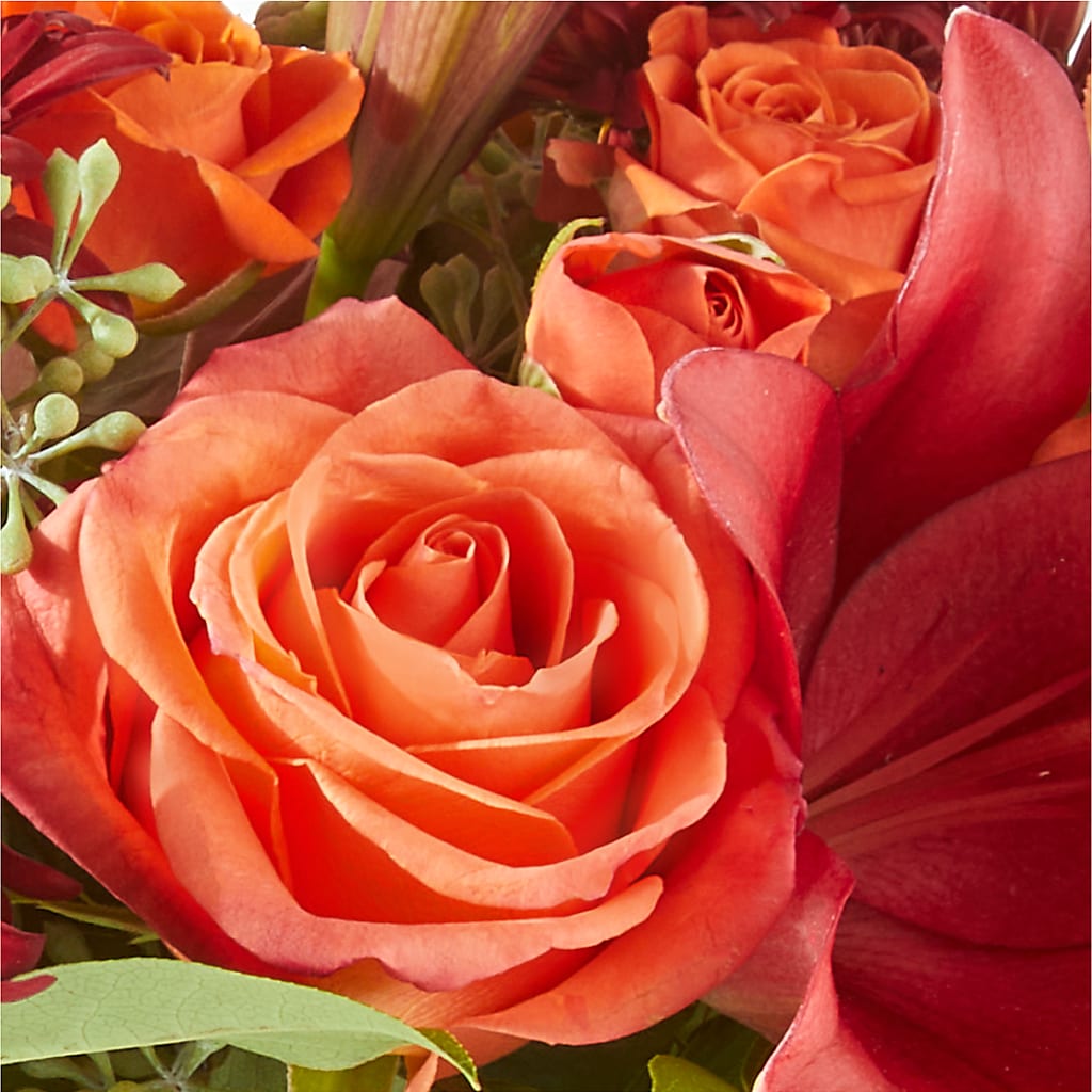 Crimson Leaves Bouquet – BO'S ACCENT FLOWERS, Middlesboro KY