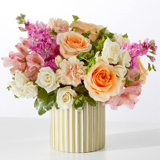 Paradise Bouquet with Ivory Vase – BO'S ACCENT FLOWERS, Middlesboro KY