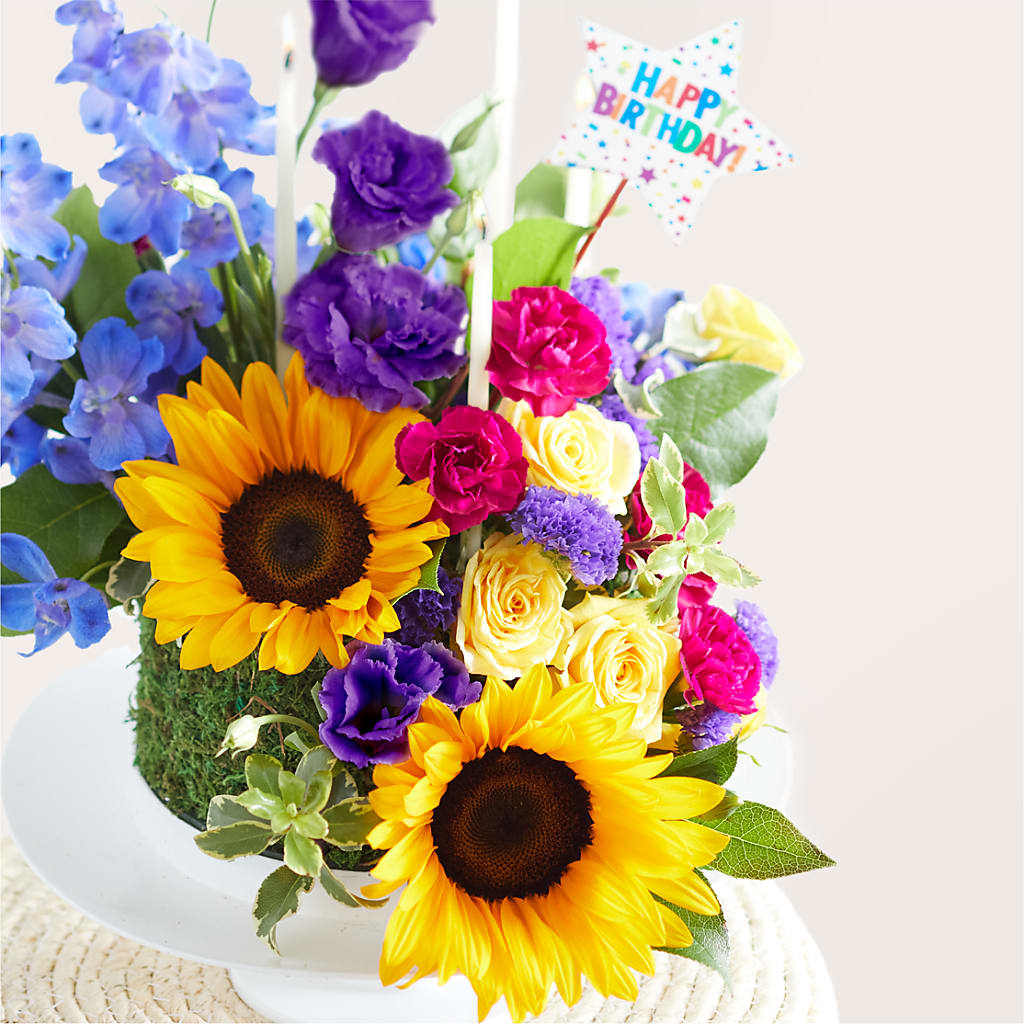 Star of the Day Floral Cake – BO'S ACCENT FLOWERS, Middlesboro KY