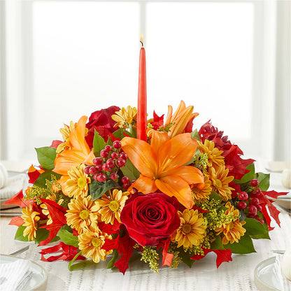 Autumn's Embrace Centerpiece – BO'S ACCENT FLOWERS, Middlesboro KY