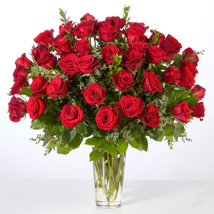 Forever Yours Fifty Stem Red Rose Bouquet – BO'S ACCENT FLOWERS, Middlesboro KY