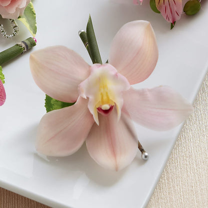 Pink Cymbidium Boutonniere – BO'S ACCENT FLOWERS, Middlesboro KY