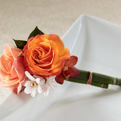 Sunset Dream Boutonniere – BO'S ACCENT FLOWERS, Middlesboro KY